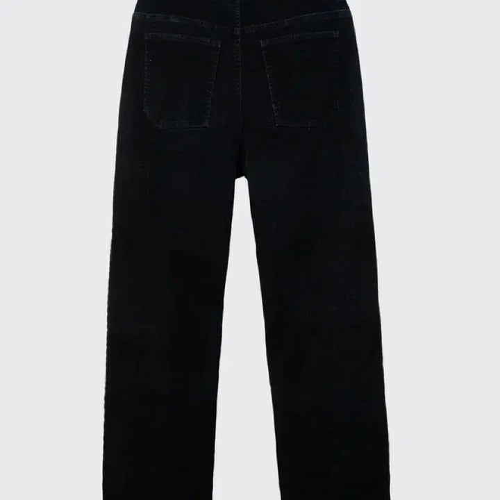 [BUNJANG] Surface Edition Black Velvet Denim Set / 서피스에디션 / 블랙 벨벳 데님 셋업 / M,L