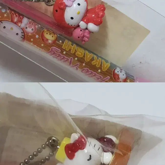 [BUNJANG] Vintage Kitty Stationery Bundle Set / 고전키티 요정 자동차 문어 앙버터 볼펜 샤프 스트랩 4개일괄/개별