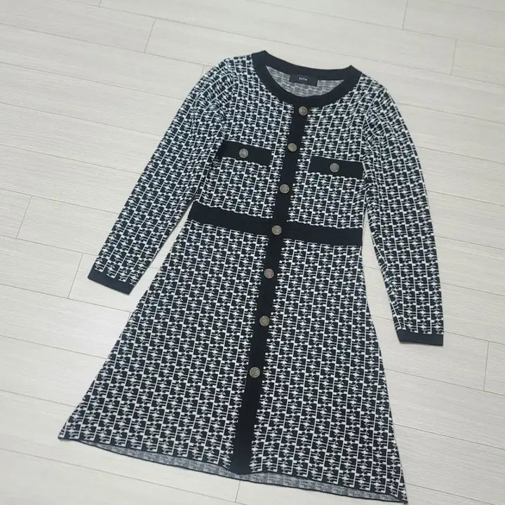 [BUNJANG] Satin Knit Dress 55 / 샤틴 니트 원피스 55