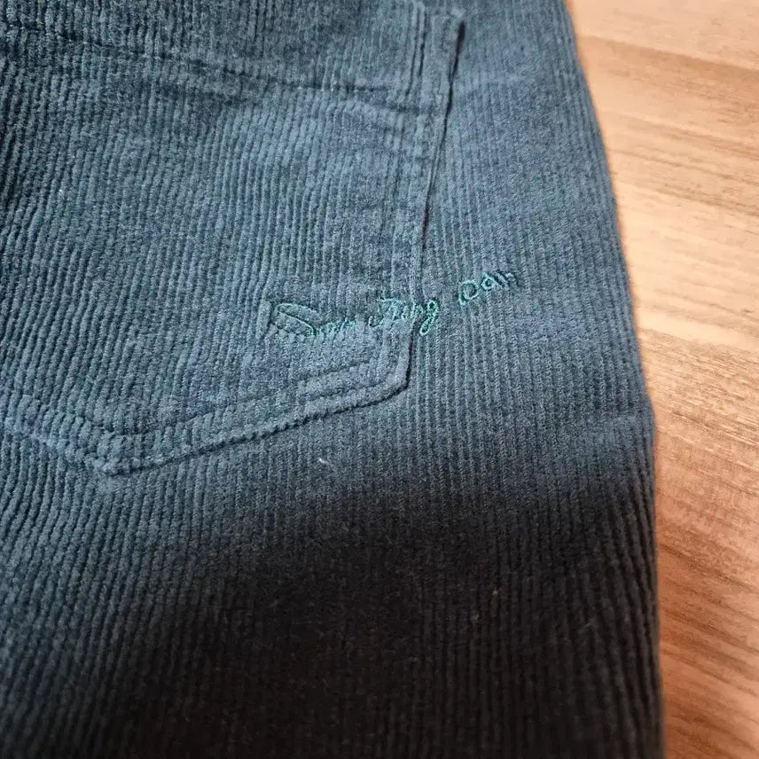 [BUNJANG] Son Jung Wan Embroidered Corduroy Pants / 손정완 디자이너 자수 큐빅 골덴 여성 팬츠
