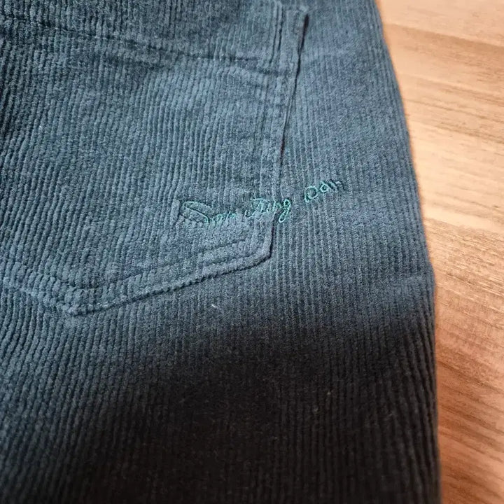 [BUNJANG] Son Jung Wan Embroidered Corduroy Pants / 손정완 디자이너 자수 큐빅 골덴 여성 팬츠