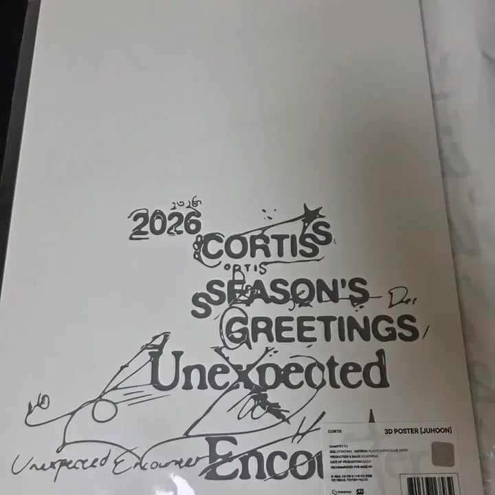 [BUNJANG] Cortis Juhoon 3D Poster / 코르티스 3D 포스터 주훈