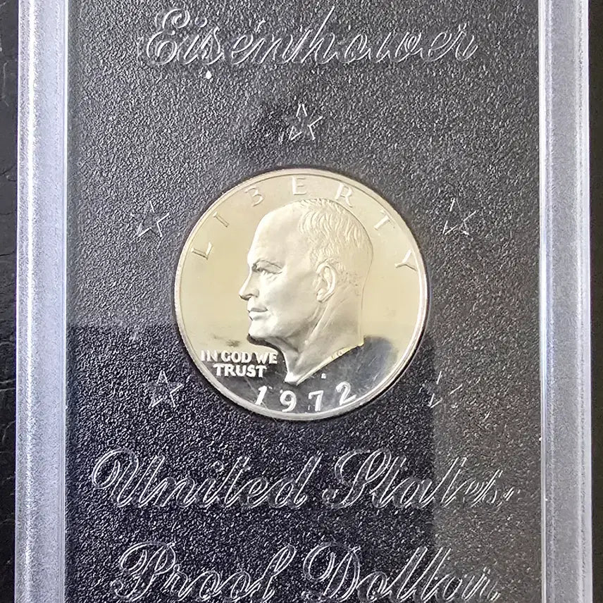 [BUNJANG] United States 1972 S Silver Proof Eisenhower Silver Dollar / 미합중국 1972년 S  은(Ag) 프루프 아이젠하워   "은화"