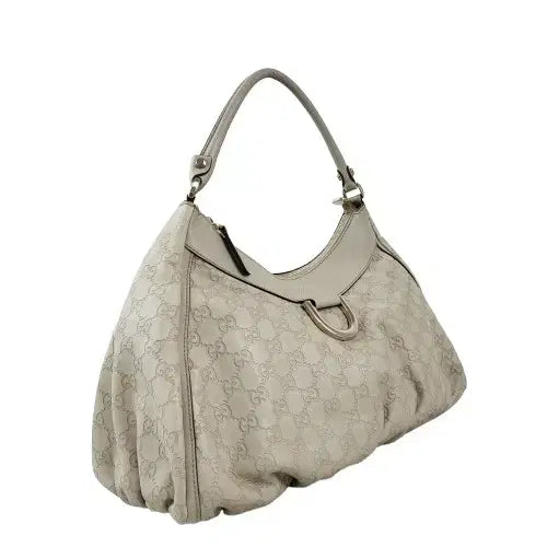 [SOLD OUT] 정품 구찌 시마 레더 D링 호보 숄더백 라지