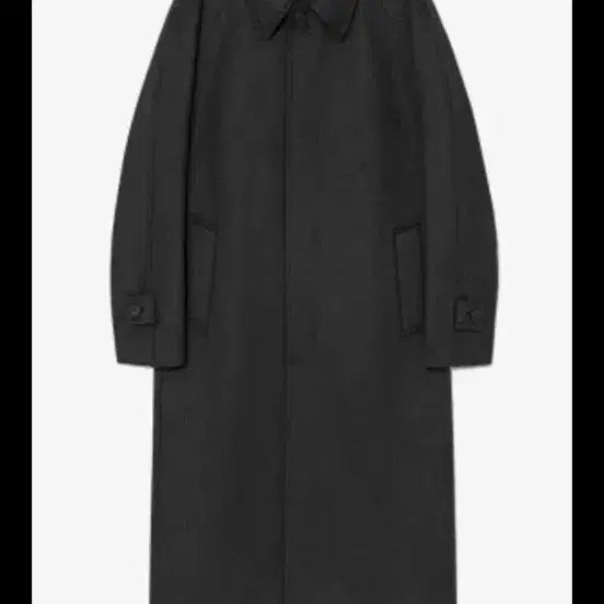 [BUNJANG] Mamagari Cashmere Felt Balmacaan Coat (Gray) Size 48 / 마마가리 캐시펠트 발마칸 48 사이즈 팝니다
