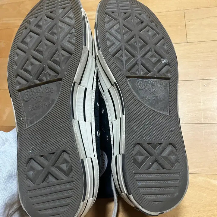 [BUNJANG] Brain Dead Converse Black High Sneakers / 브레인데드 컨버스 블랙 하이 스니커즈