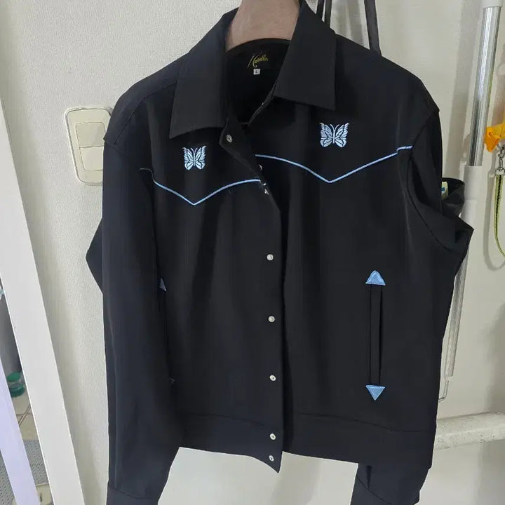 [BUNJANG] Needles Black Butterfly Jacket / Needles 니들스 나비 자켓 블랙