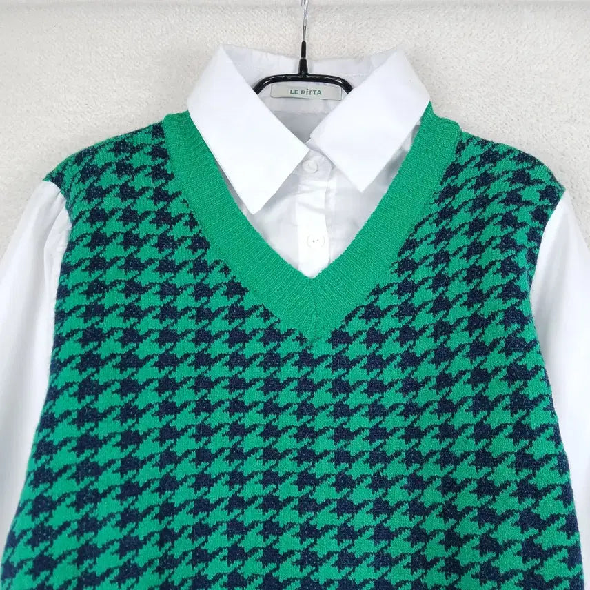 [BUNJANG] LE PITTA Houndstooth Knit (Size 85) / LE PITTA 여성 하운드투스 니트 (85)