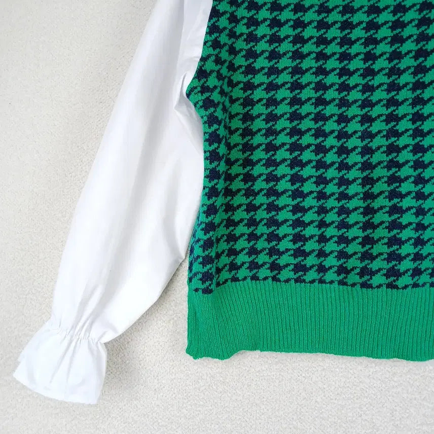 [BUNJANG] LE PITTA Houndstooth Knit (Size 85) / LE PITTA 여성 하운드투스 니트 (85)