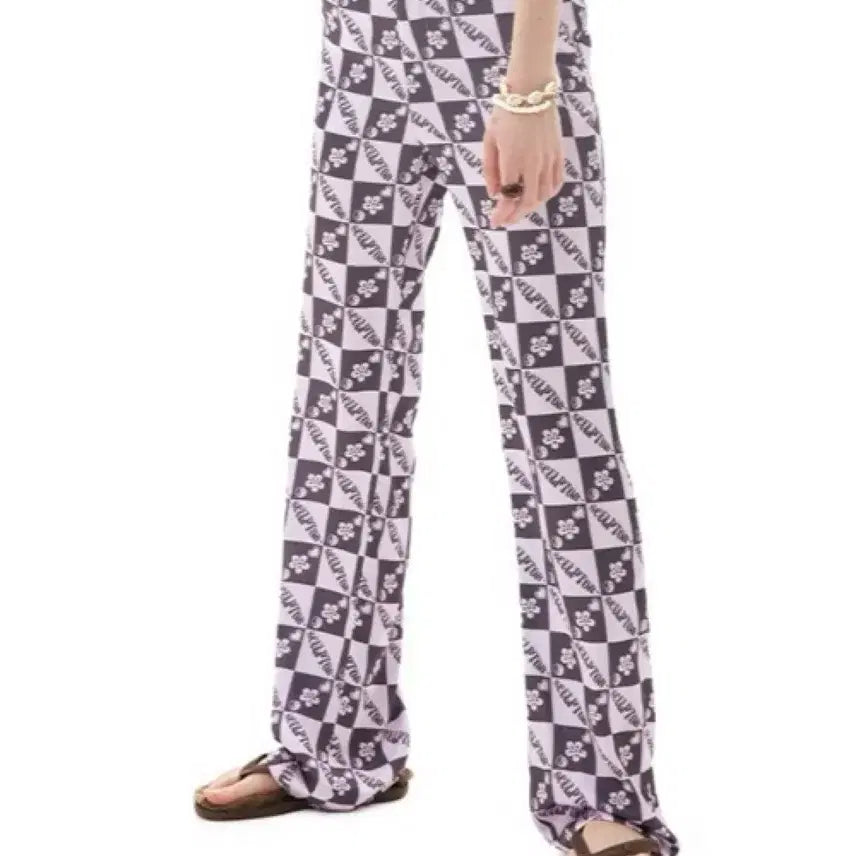 [BUNJANG] Sculptor Checkerboard Pants Pink XS / 새상품) 스컬프터 체커보드 팬츠 핑크