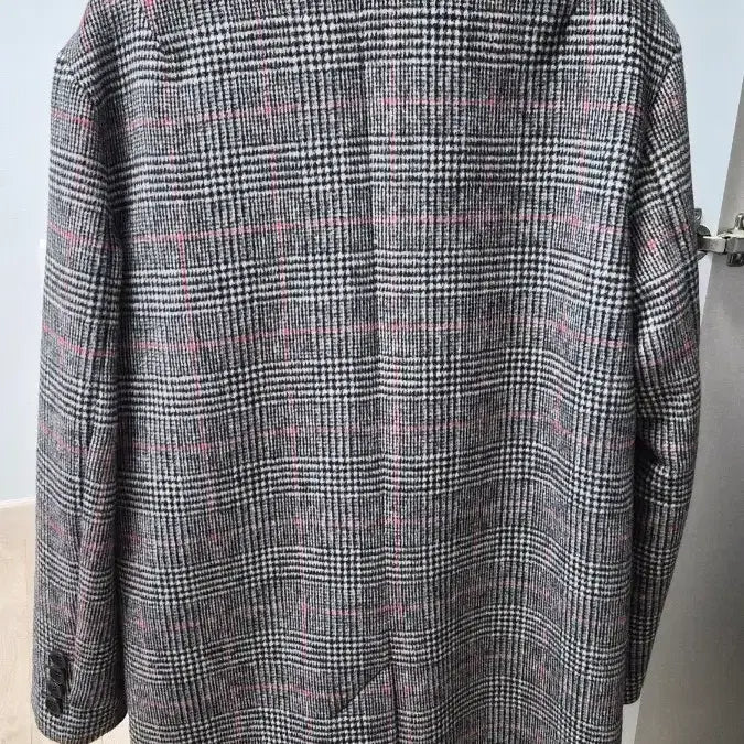 [BUNJANG] Earth & Dam Check Wool Coat (Size 95) / 백화점 구매) 어스앤댐 체크 울 코트 95 사이즈 거의 새것