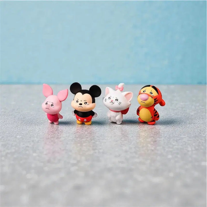 [BUNJANG] Disney Mickey Tigger Figure Set / 디즈니 울먹 피규어 미키 티거 외 4종 세트