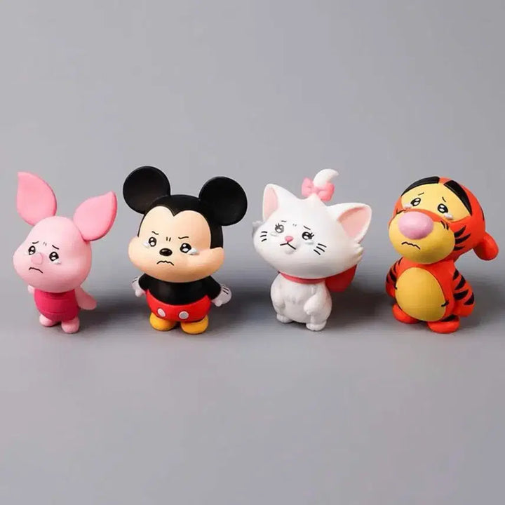 [BUNJANG] Disney Mickey Tigger Figure Set / 디즈니 울먹 피규어 미키 티거 외 4종 세트