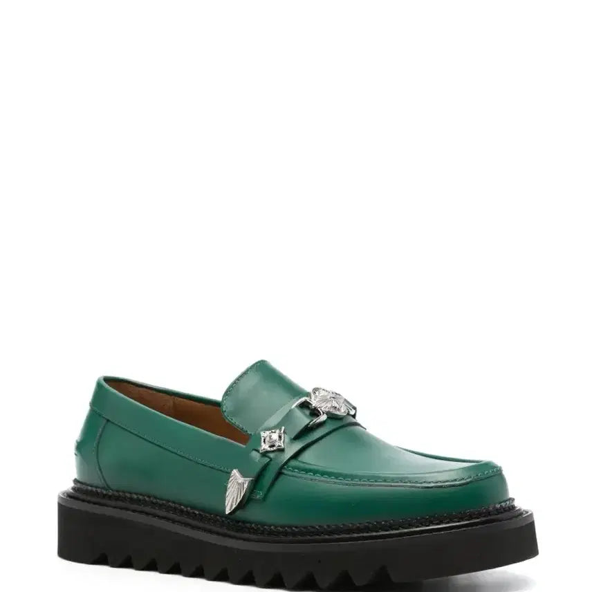 [BUNJANG] TOGA VIRILIS AJ1253 Chunky Loafer Dark Green / 토가 비릴리스 AJ1253 청키 로퍼 다크그린 41사이즈