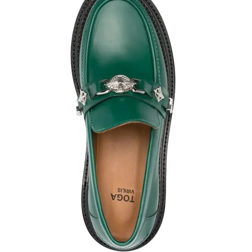 [BUNJANG] TOGA VIRILIS AJ1253 Chunky Loafer Dark Green / 토가 비릴리스 AJ1253 청키 로퍼 다크그린 41사이즈