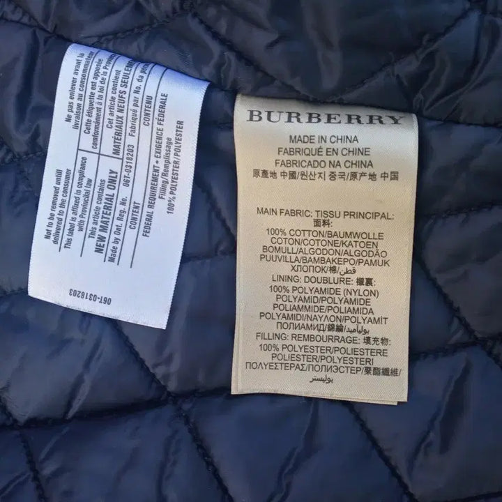 [BUNJANG] Burberry Women's Quilted Cotton Duffle Half Coat UK6 / 정품 버버리 여성 누빔안감 코튼 더플 하프코트 UK6 상태양호