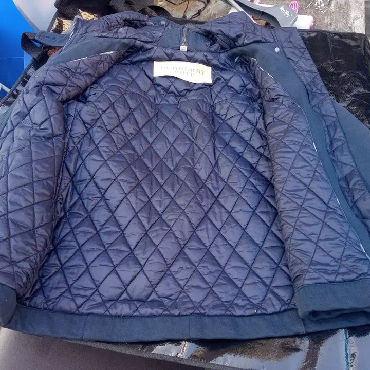 [BUNJANG] Burberry Women's Quilted Cotton Duffle Half Coat UK6 / 정품 버버리 여성 누빔안감 코튼 더플 하프코트 UK6 상태양호