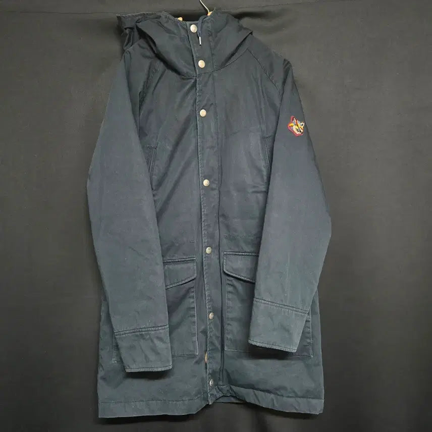 [BUNJANG] Maison Kitsune x Holub Long Padded Jacket (Navy, Size S) / 메종키츠네x홀루바 롱패딩 네이비(S사이즈)