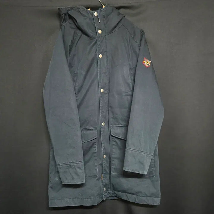 [BUNJANG] Maison Kitsune x Holub Long Padded Jacket (Navy, Size S) / 메종키츠네x홀루바 롱패딩 네이비(S사이즈)