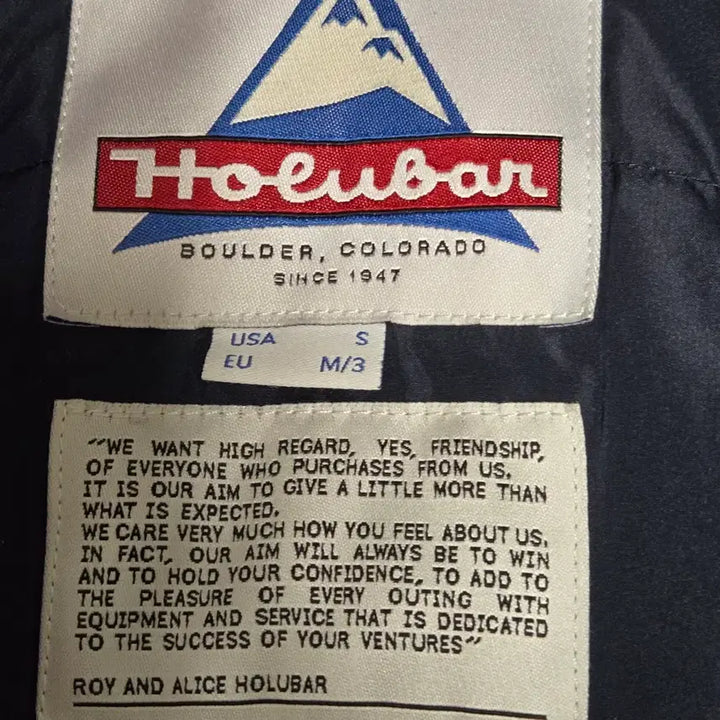 [BUNJANG] Maison Kitsune x Holub Long Padded Jacket (Navy, Size S) / 메종키츠네x홀루바 롱패딩 네이비(S사이즈)