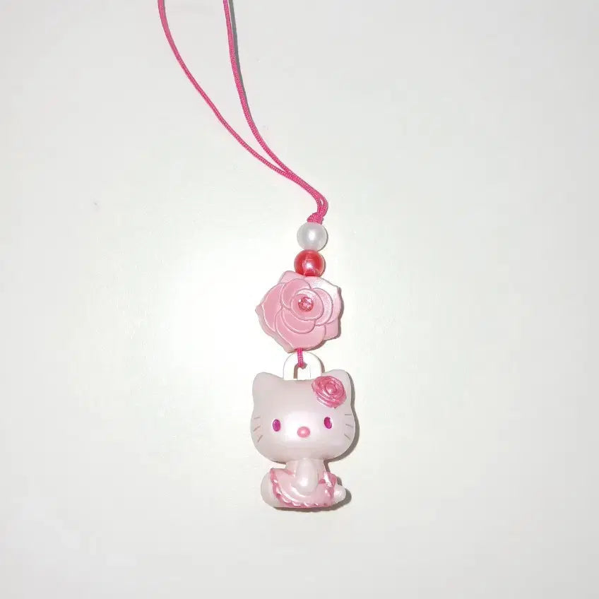 [BUNJANG] Vintage Rose Kitty Strap / 고전 장미키티스트랩
