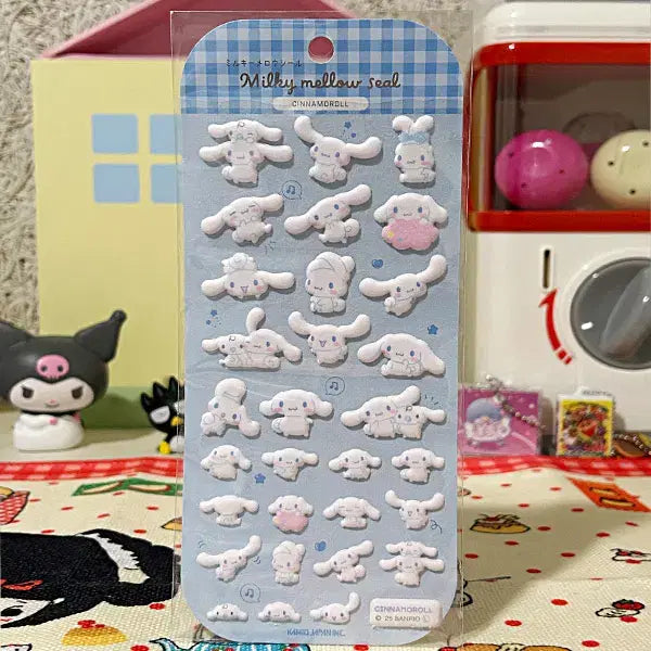 [BUNJANG] Sanrio Milky Mellow Sticker / [산리오] 폭신폭신 밀키 멜로우 스티커 (1매) 다꾸
