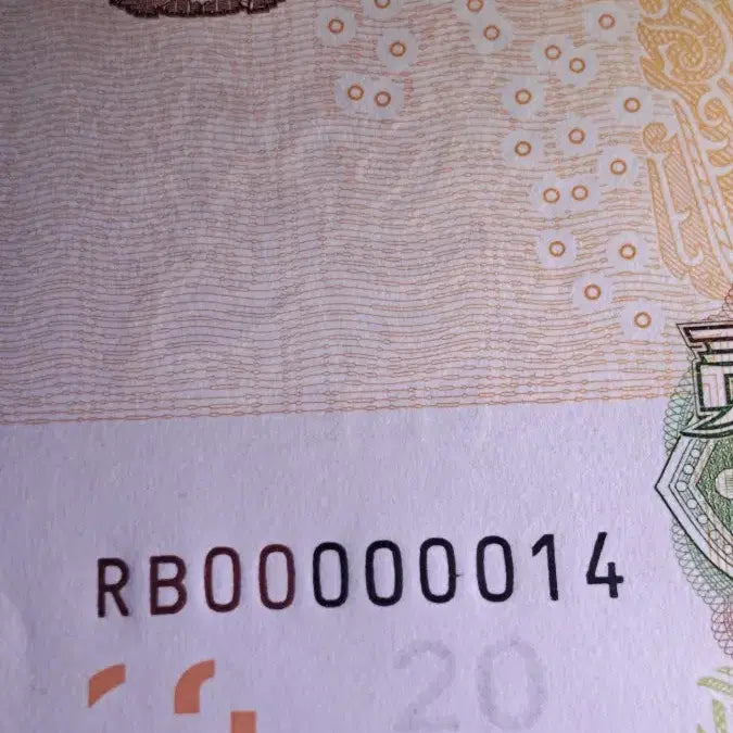 [BUNJANG] China RB00000014 20 Yuan Banknote / 중국 지폐 RB00000014 대개문번호 20위안