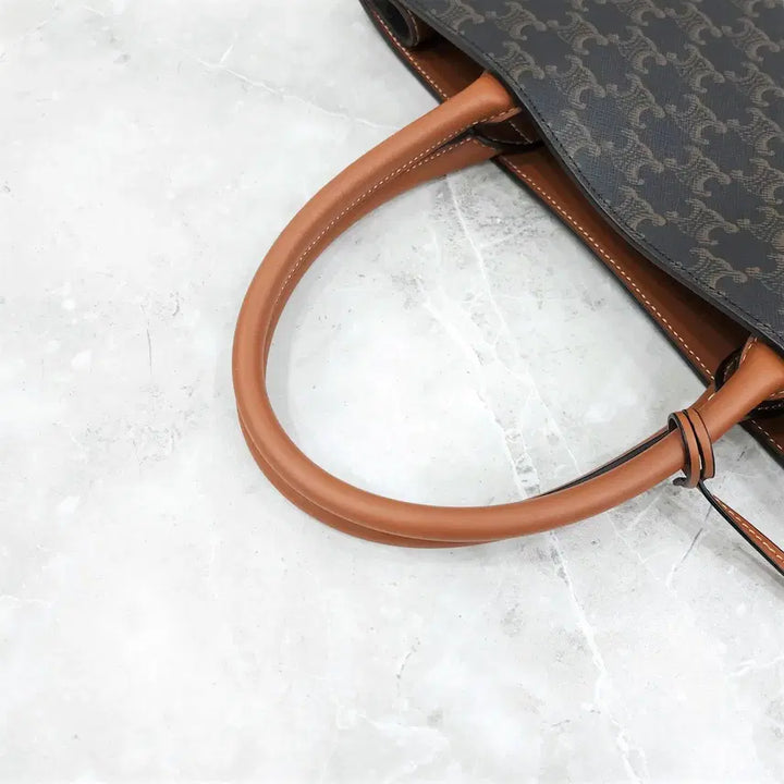 [BUNJANG] Celine Triomphe Canvas Vertical Cabas Bag / 셀린느 트리오페 캔버스 버티컬 카바스 백 191492BZK