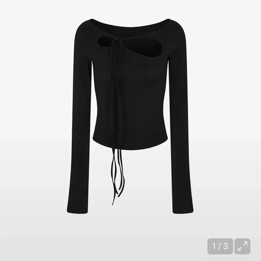 [BUNJANG] Pain or Pleasure Orchid Top Black M / 페인오어플레져 오키드 탑 블랙 M