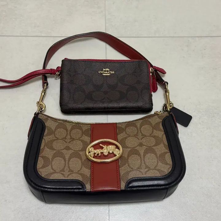 [BUNJANG] Coach Bag and Wallet Set / 코치 가방 + 지갑 세트