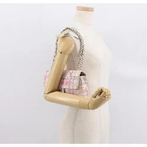 [BUNJANG] Chanel Tweed Flap Bag + Clover Charm / 샤넬 트위드 플랩백 + 클로버 참 장식