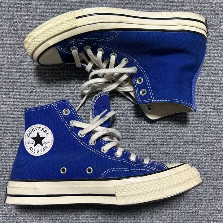 [BUNJANG] Converse 1970s Vintage Rush Blue Shoes / 컨버스 1970s 빈티지 러쉬 블루 260