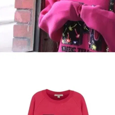 [BUNJANG] Marc Jacobs x MTV Hot Pink Sweatshirt (66-77) / 마크제이콥스 x MTV 핫핑크 맨투맨 (66~77)