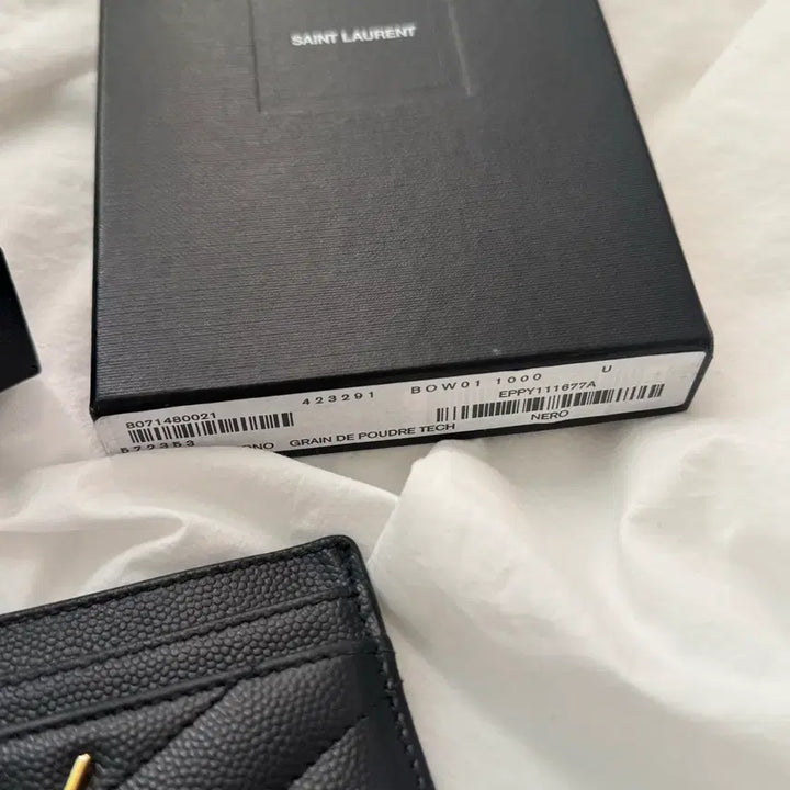 [BUNJANG] Saint Laurent Matelasse Card Wallet / [정품] 생로랑 마틀라쎄 카드지갑 금장