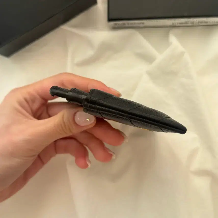 [BUNJANG] Saint Laurent Matelasse Card Wallet / [정품] 생로랑 마틀라쎄 카드지갑 금장
