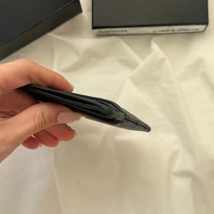 [BUNJANG] Saint Laurent Matelasse Card Wallet / [정품] 생로랑 마틀라쎄 카드지갑 금장