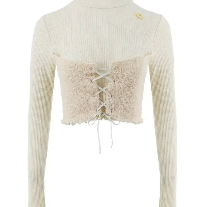 [BUNJANG] Plasma Sphere Turtleneck Corset Knit / 플라즈마스페어 터틀넥 코르셋 니트