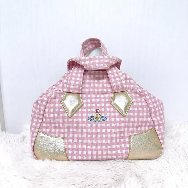 [SOLD OUT] 비비안웨스트우드 아카이브 핑크 체크 야스민백