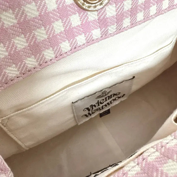 [SOLD OUT] 비비안웨스트우드 아카이브 핑크 체크 야스민백