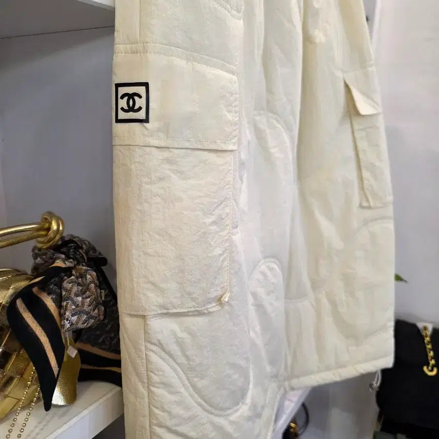 [BUNJANG] Italian Wave Quilted Long Skirt / 세일 이태리제품 물결 퀄팅 누빔롱스커트