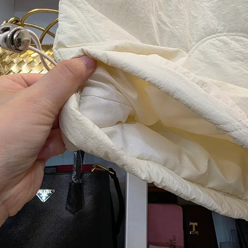 [BUNJANG] Italian Wave Quilted Long Skirt / 세일 이태리제품 물결 퀄팅 누빔롱스커트