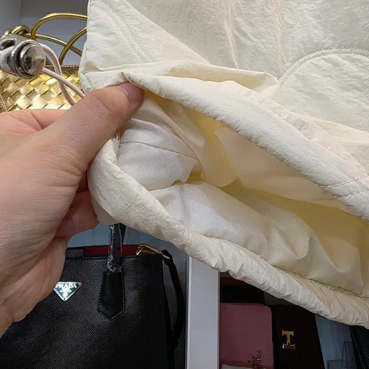 [BUNJANG] Italian Wave Quilted Long Skirt / 세일 이태리제품 물결 퀄팅 누빔롱스커트