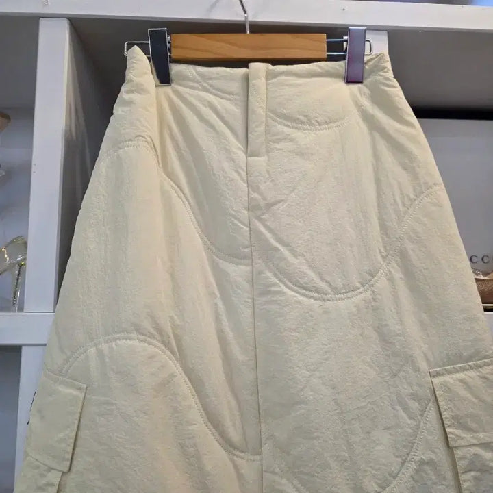 [BUNJANG] Italian Wave Quilted Long Skirt / 세일 이태리제품 물결 퀄팅 누빔롱스커트