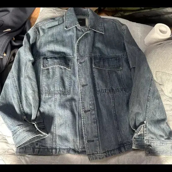 [BUNJANG] Il Corso Blue Oversized Denim Jacket (Size 105) / 일꼬르소 블루 오버핏 데님 자켓 105