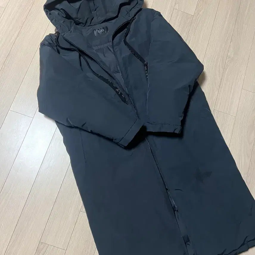 [BUNJANG] TIME Goose Down Long Padded Coat / 한섬 타임 TIME 125만 백 프린팅 구스다운 점퍼 롱패딩 거위털 코트