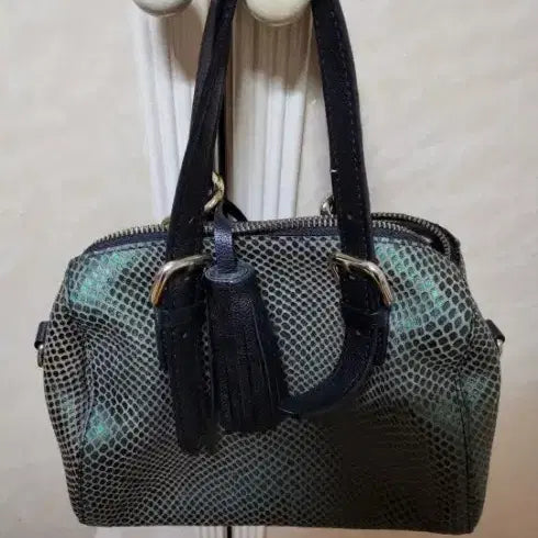 [BUNJANG] Gold Dot Bag / 천연소가죽 골드 히트 도트백
