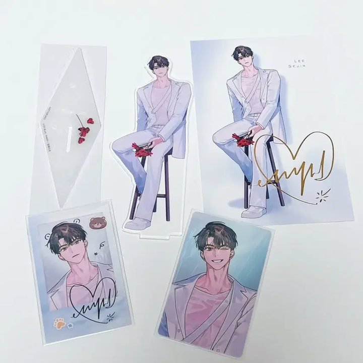 [BUNJANG] Demons Debut (DTZ) Lee Sejin Taiwan 3,4 Ver. Acrylic Stand Bundle Set / 데못죽 대만판 3,4권 스탠드특장판 분철 이세진 큰세진