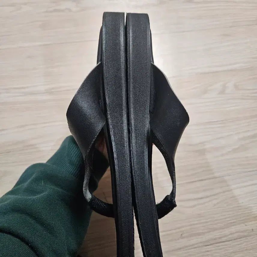 [BUNJANG] Yase Sunset Square Slide Leather Sandals / 야세 선셋 스퀘어 슬라이드 레더 240사이즈