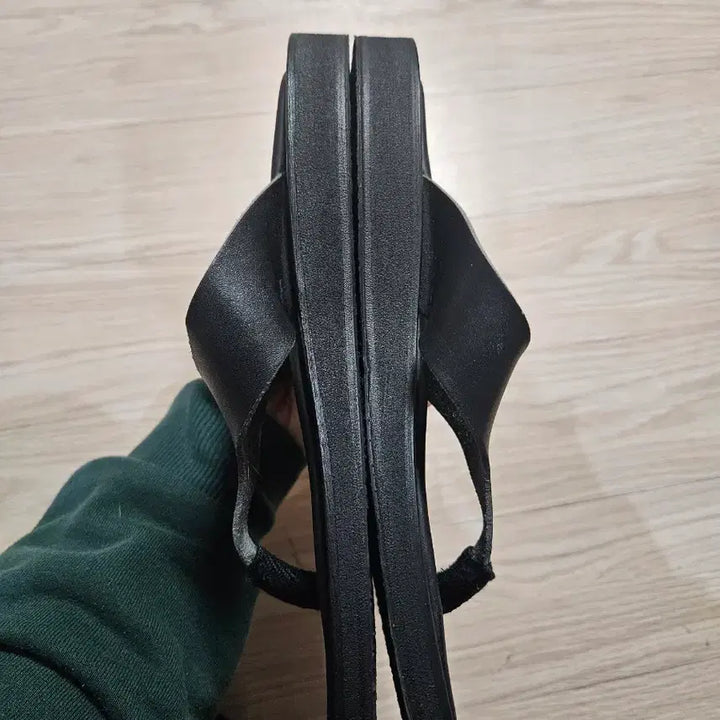 [BUNJANG] Yase Sunset Square Slide Leather Sandals / 야세 선셋 스퀘어 슬라이드 레더 240사이즈