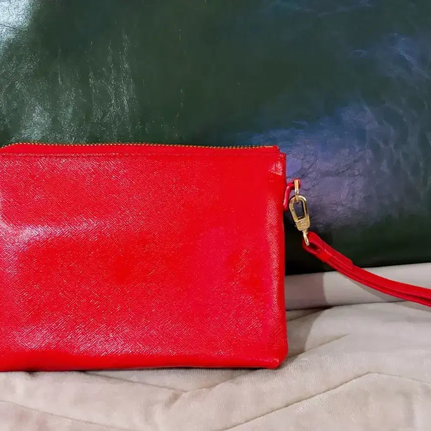 [BUNJANG] Tory Burch Red Mini Pouch Wallet / 토리버치 빨간색 지갑(미니파우치 겸)